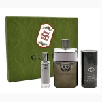 CONJUNTO GUCCI GUILTY POUR HOMME EDTI 90ML+15ML+DEO 20'