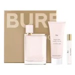 CONJUNTO BURBERRY HER EDP 100ML+BL75+PS