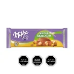 MILKA MILK WITH WHOLE NUTS 270GR