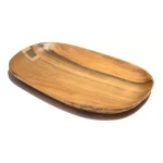 BANDEJA OVAL DE MADEIRA 40*25*2,5CM 205034