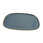 FONTE CERÂMICA REC 30X19CM AZUL ORGÂNICO
