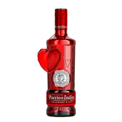 GIN PUERTO DE INDIAS S.VALENTIN STRAWB 700ML