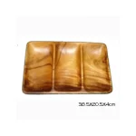 COPETINERO RECT.MAD.3DIV 30X20X4CM