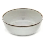 ENSALADERA CERAMICA 20X6CM ORGANIC GRIS